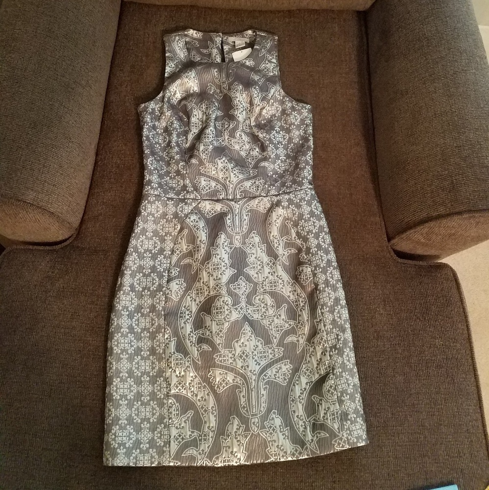 Silver cocktail dress